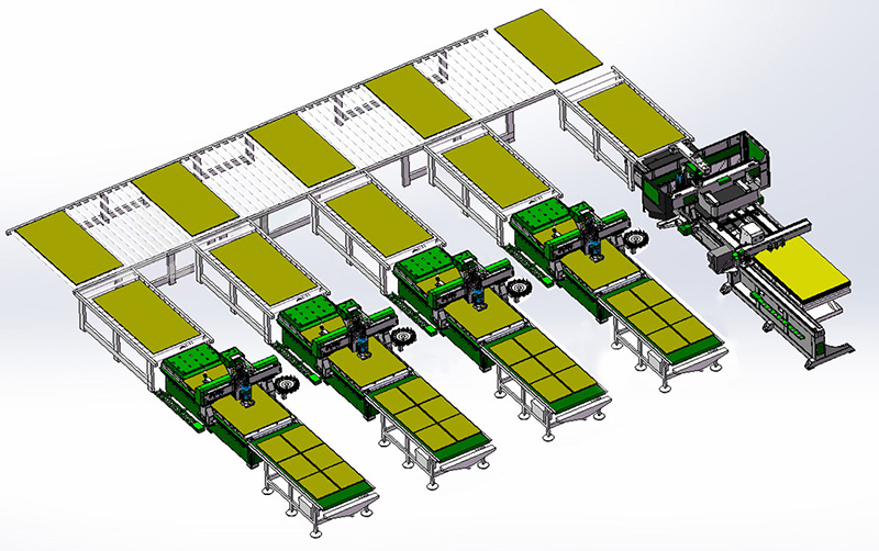 Cabinet Door Production Line - 