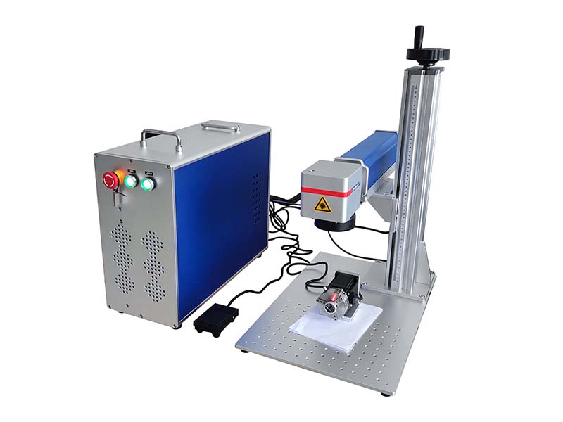 Factory direct sale 10w 20W 30W 50W metal nonmetal portable fiber laser marking machine - 