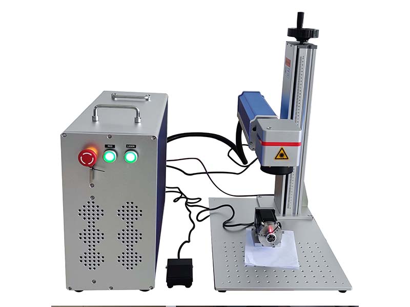 Factory direct sale 10w 20W 30W 50W metal nonmetal portable fiber laser marking machine - 