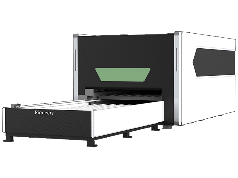 High Power Fiber Laser Cutting Machine with Enclosed Cover - 