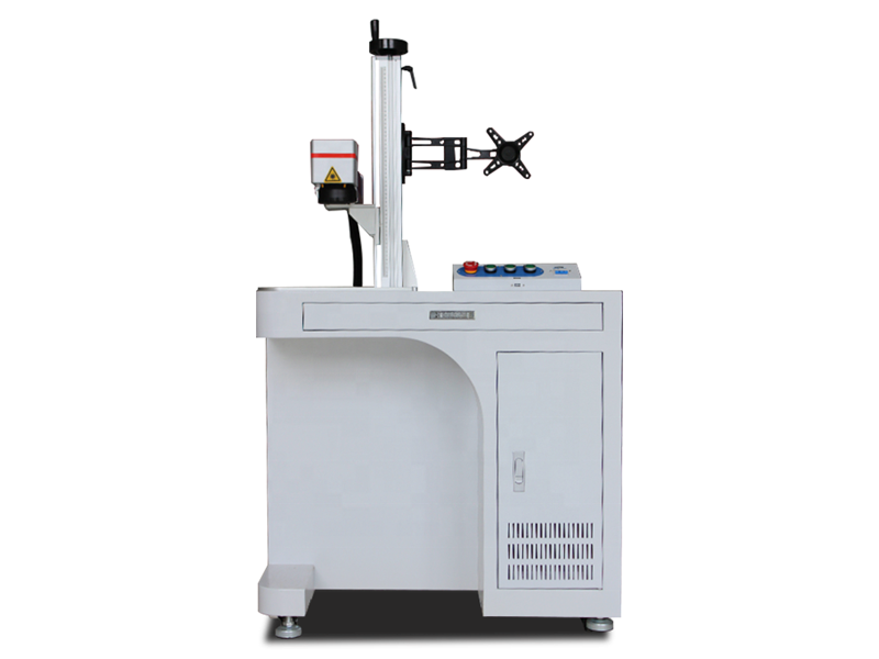 High Speed 100w Raycus Max Desktop Fiber Laser Marking Cutting Machine for 2mm Metal Sheets - 