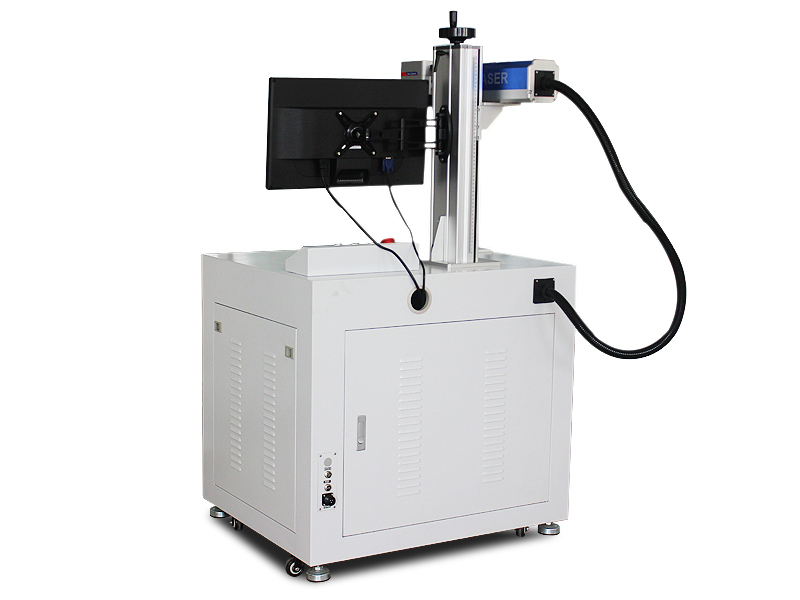 High Speed 100w Raycus Max Desktop Fiber Laser Marking Cutting Machine for 2mm Metal Sheets - 