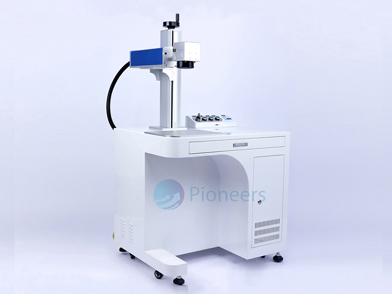 High Speed 100w Raycus Max Desktop Fiber Laser Marking Cutting Machine for 2mm Metal Sheets - 