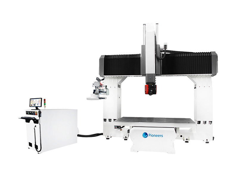 Wood pattern cnc router 360 degree head turn 4axis 5 axis cnc milling machine - 