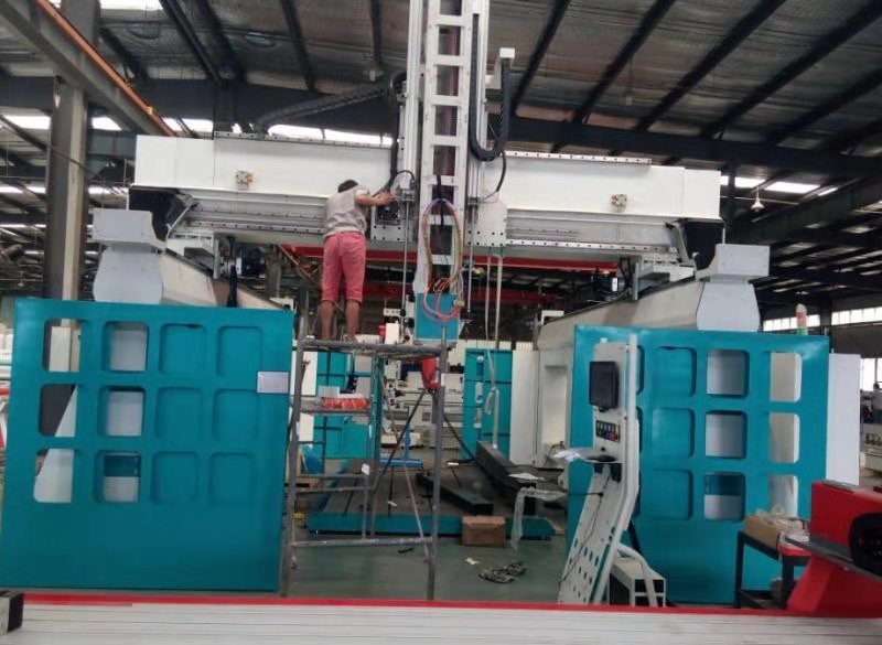 Industry Big CNC Movable Gantry  Five Axis Working Center for No-metal work - 