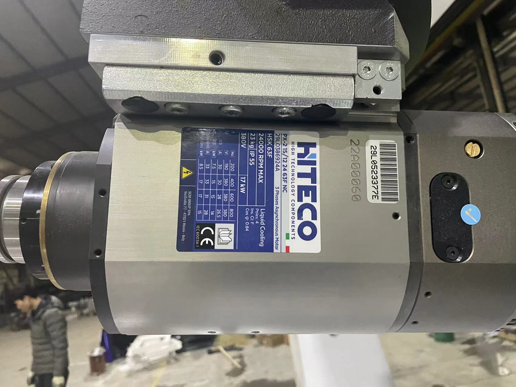 KPX-150 five axis spindle water cooling