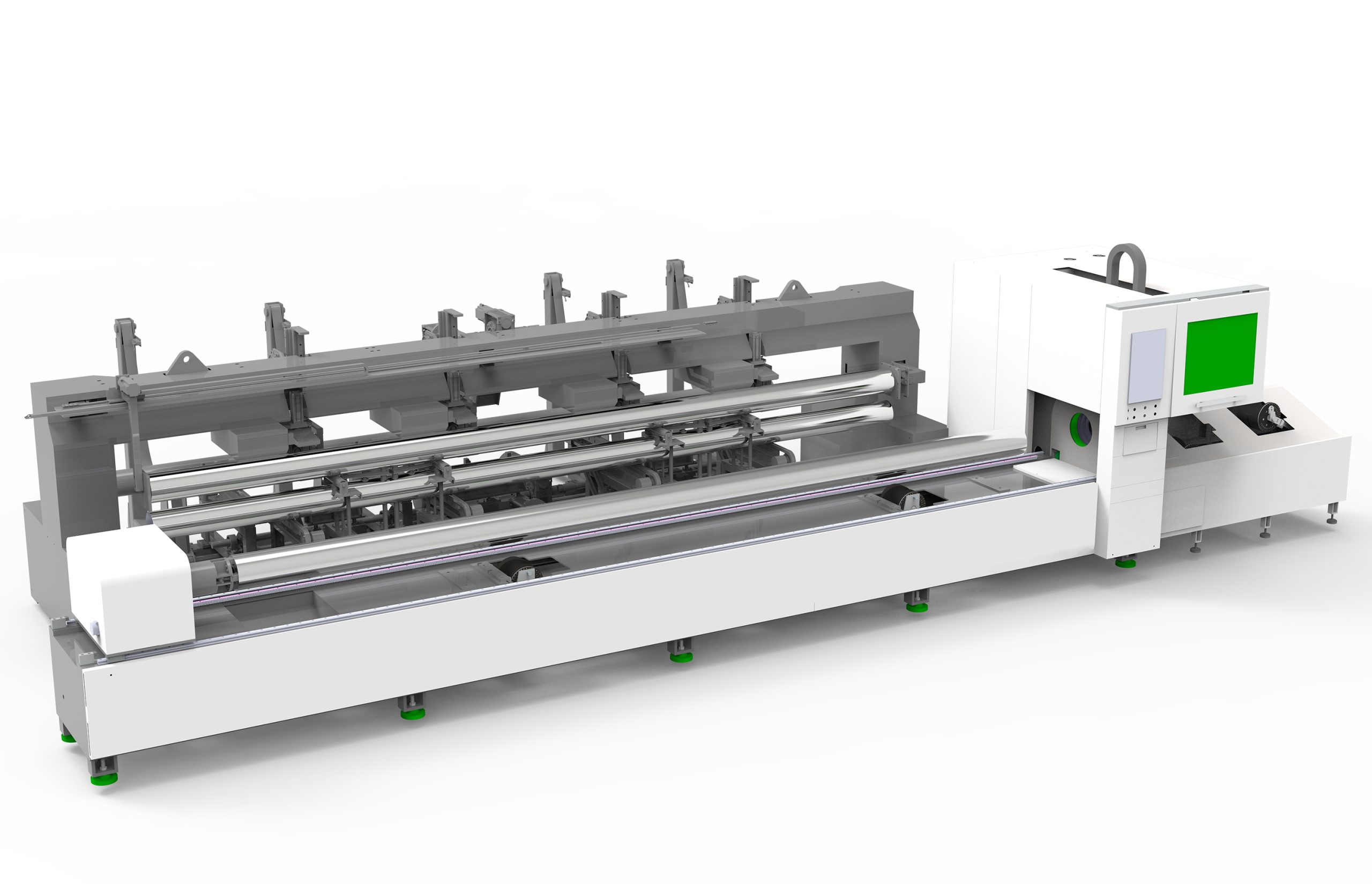 Fiber laser tube cutting machine