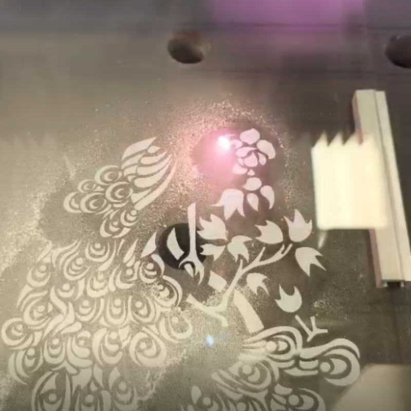 Laser Frosting Engraving Machine Operation Process2